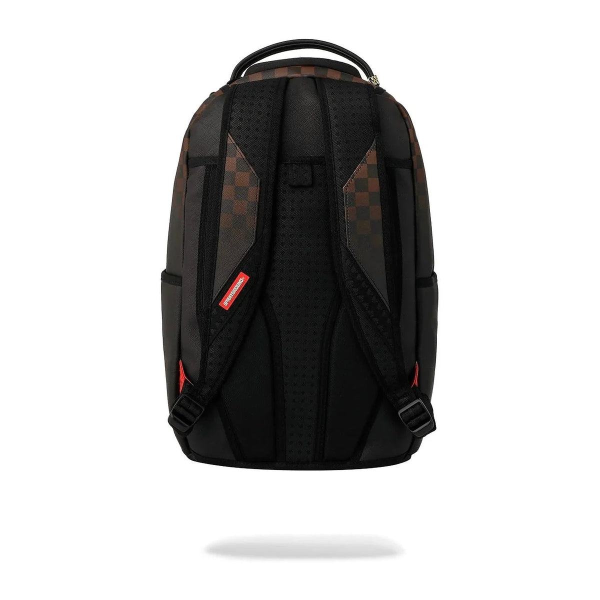 Zaini Sprayground Brown Check Ghost Drip Backpack, vista 3