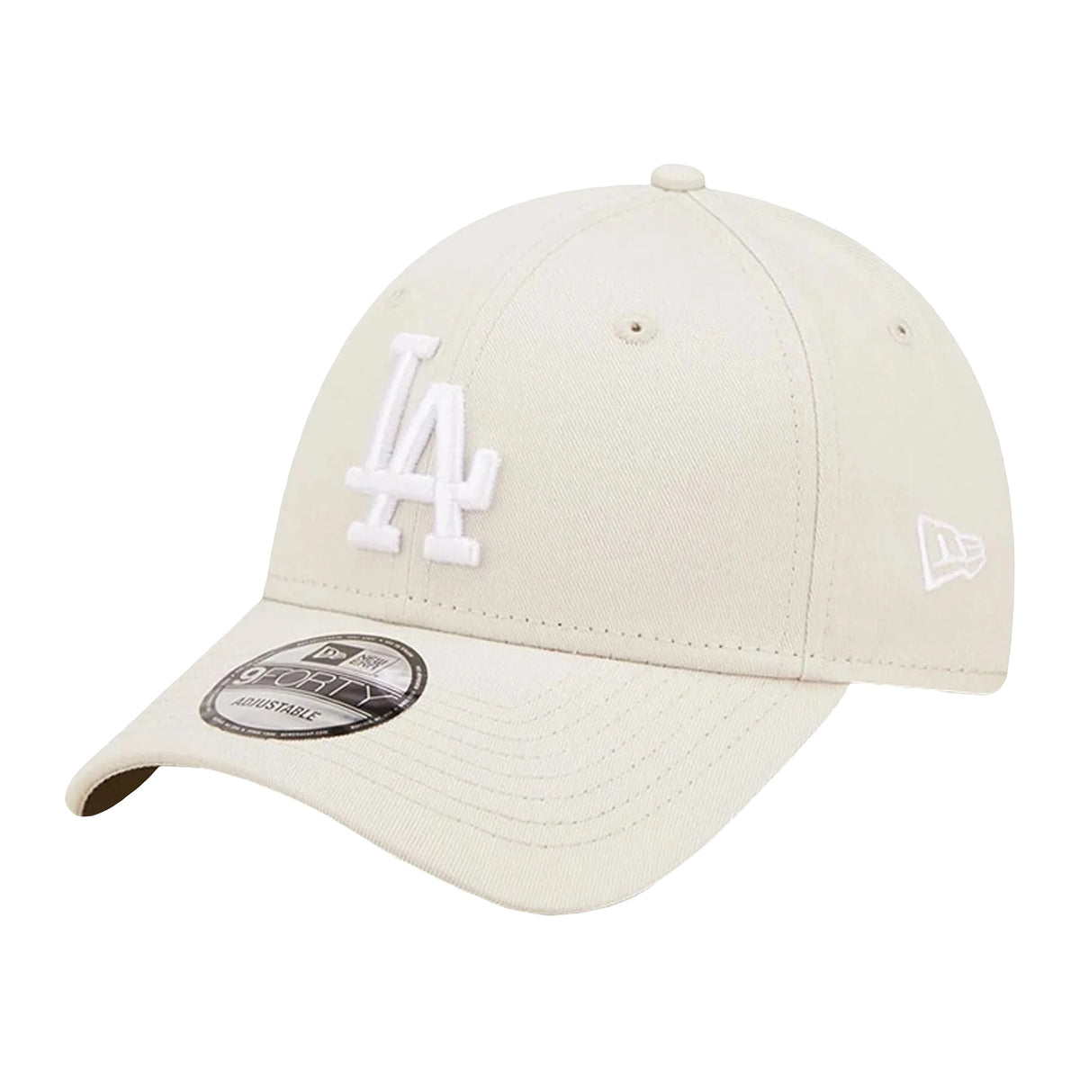 Cappelli New Era Cappellino 9forty Regolabile LA Dodgers League Essential Panna