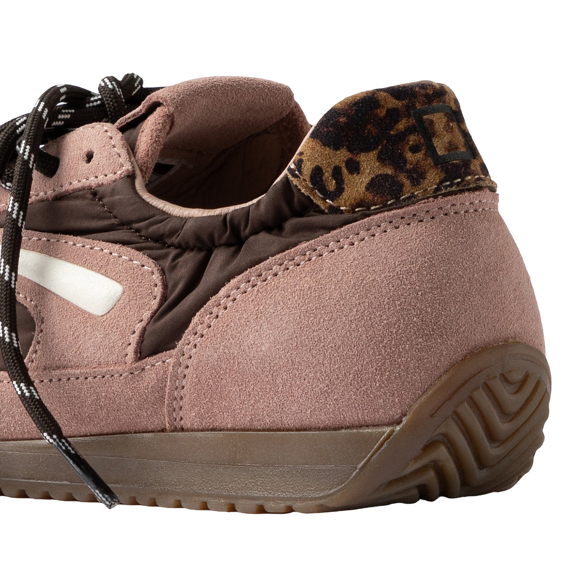 Sneakers DATE Athleta Ballet nylon brown-pink, vista 3