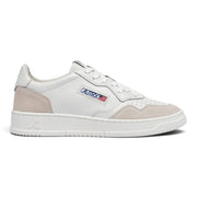 SNEAKERS MEDALIST LOW IN SUEDE E PELLE BIANCA