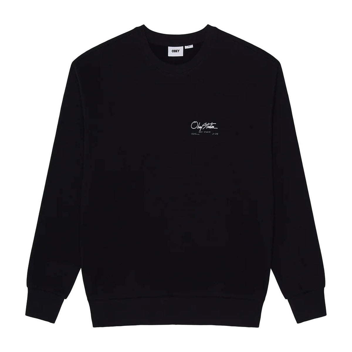 Felpe Obey Autograph crew fleece, vista 2