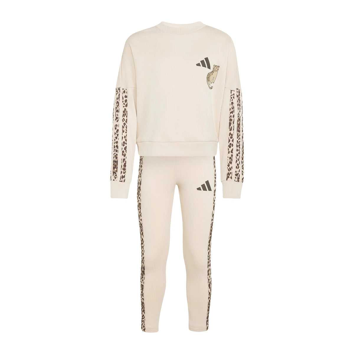 Completi Adidas Felpa e leggings animalier