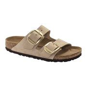 Sandali Bassi Birkenstock Arizona Big Buckle Sandcastle, Nubuck Leather