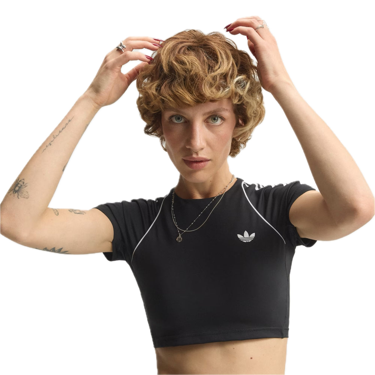 T-shirt con reggiseno sportivo adidas Originals Sport Superstar