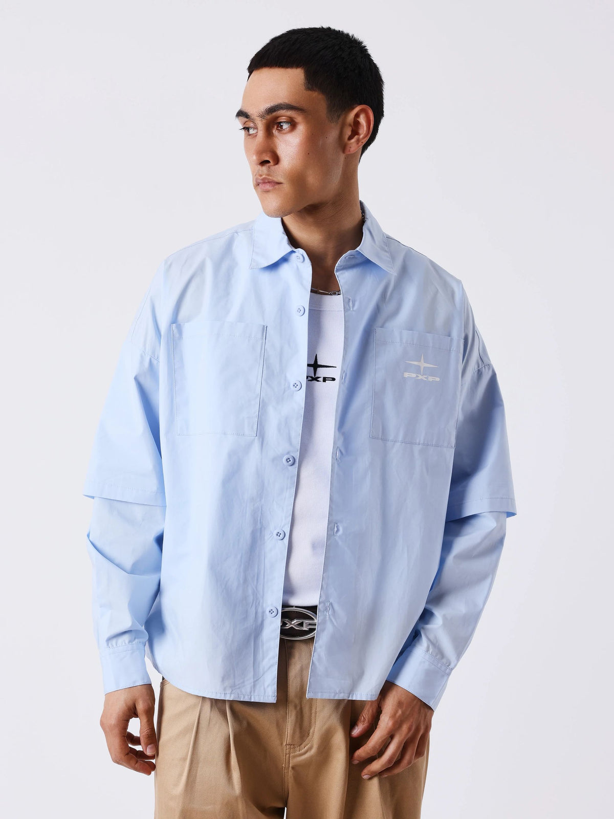Camicia doppia manica elegante