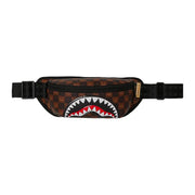 Marsupi Sprayground Sharks IN Paris WTF Bubble Brown Check Crossbody