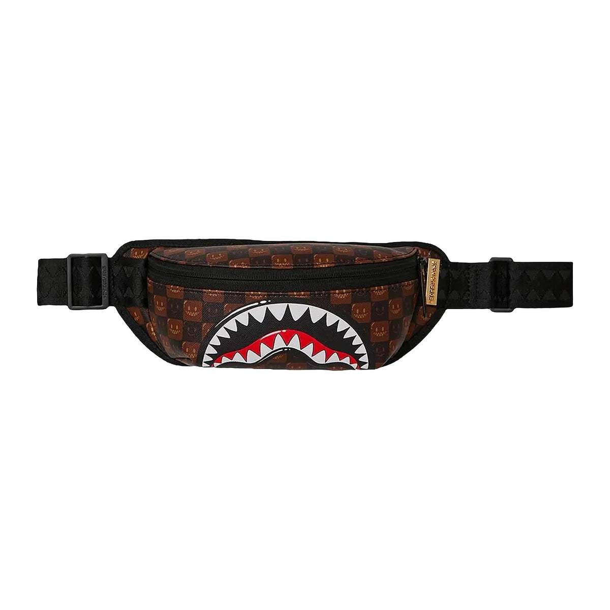 Marsupi Sprayground Sharks IN Paris WTF Bubble Brown Check Crossbody