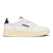 Sneakers Autry Medalist Low in pelle bianca e space blu