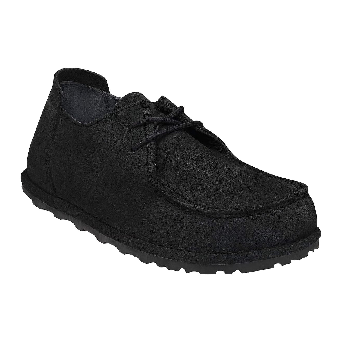 Ciabatte Birkenstock Utti Lace N Black, Suede Leather