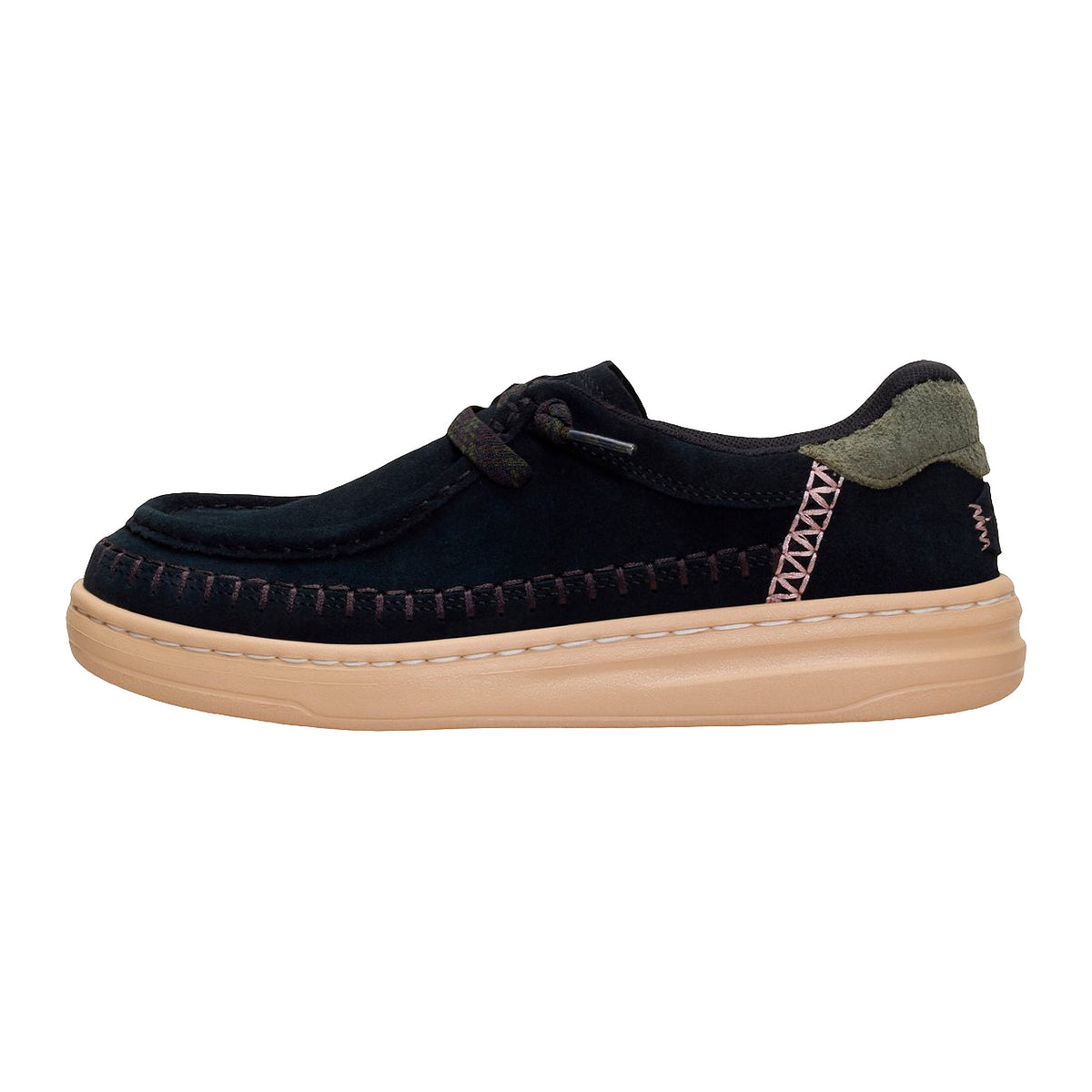 Sneakers Hey Dude Harper Moc Crafted Suede Black