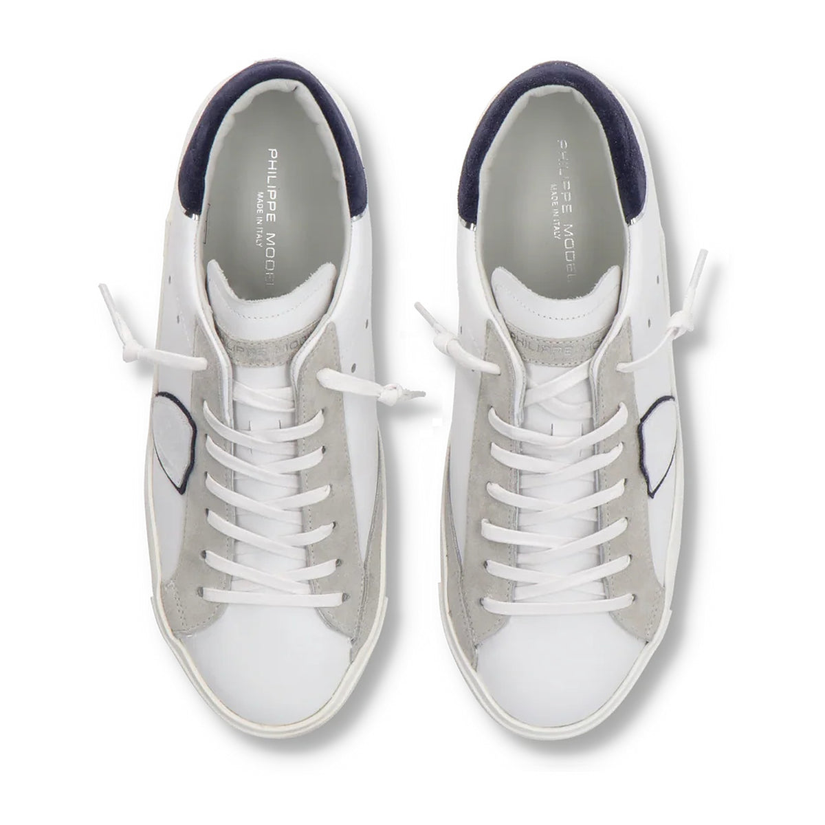 Sneakers Philippe Model Sneaker Bassa Prsx Uomo - Bianco E Blu, vista 3