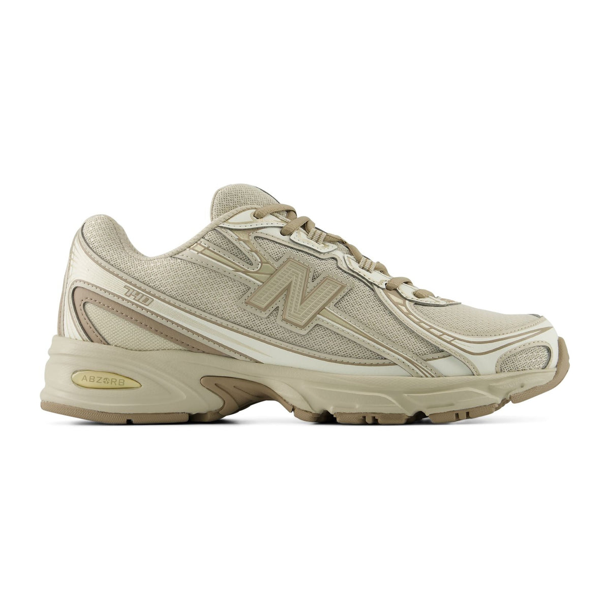 Sneakers New Balance 740 beige, vista 2