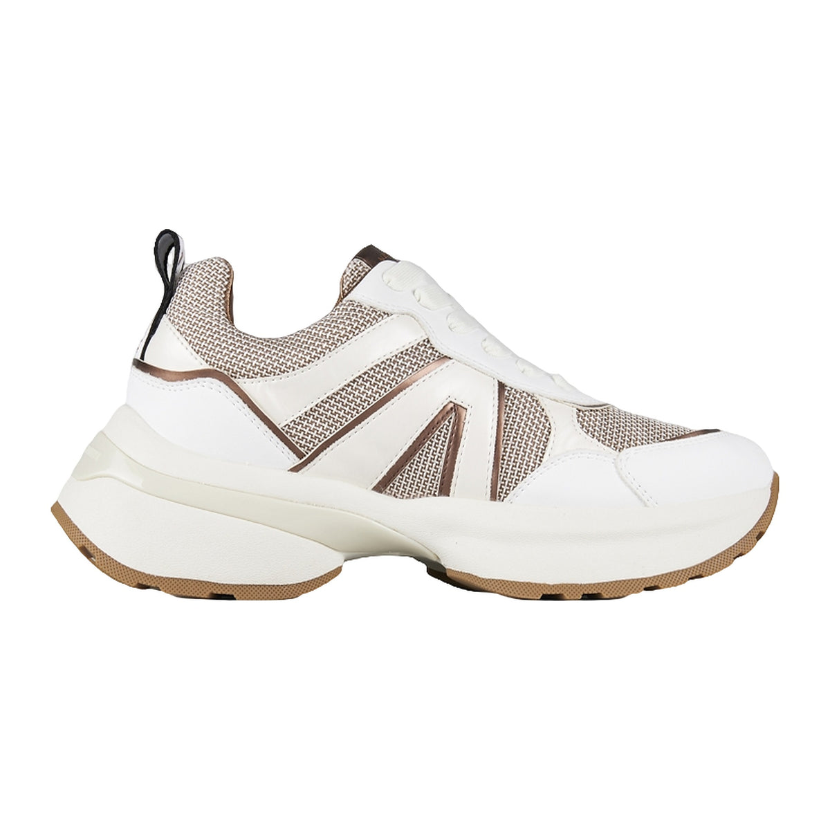 Sneakers Alexander Smith Victoria White Bronze, vista 2