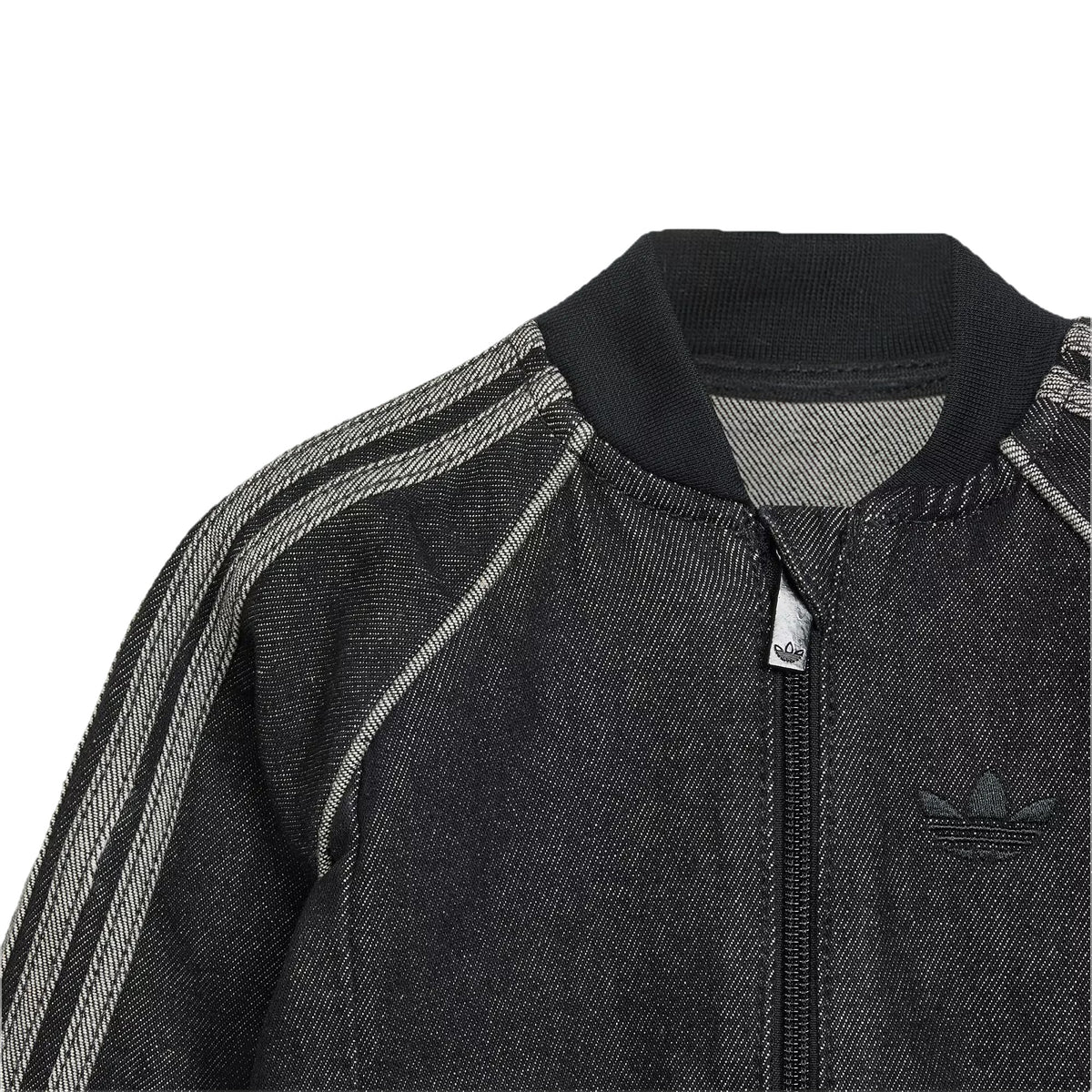 Giacche Adidas Giacca Sportiva In Denim SST, vista 3