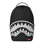 Zaini Sprayground Black AND White Drip Check Shark Backpack
