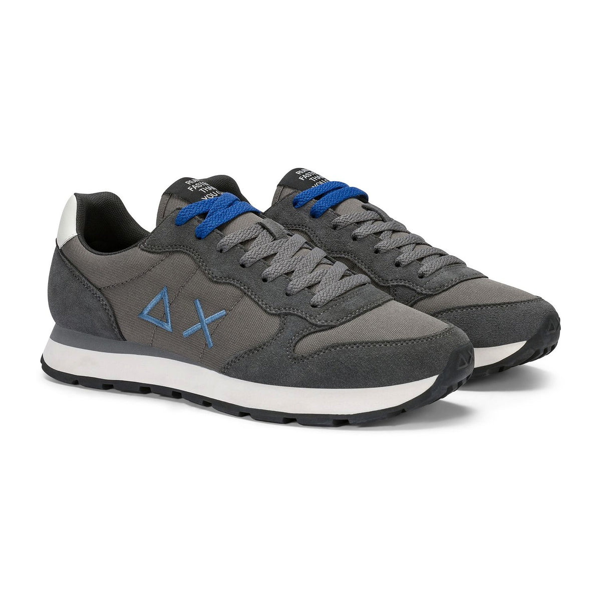 Sneakers Sun68 Tom Solid Grigio Scuro, vista 2