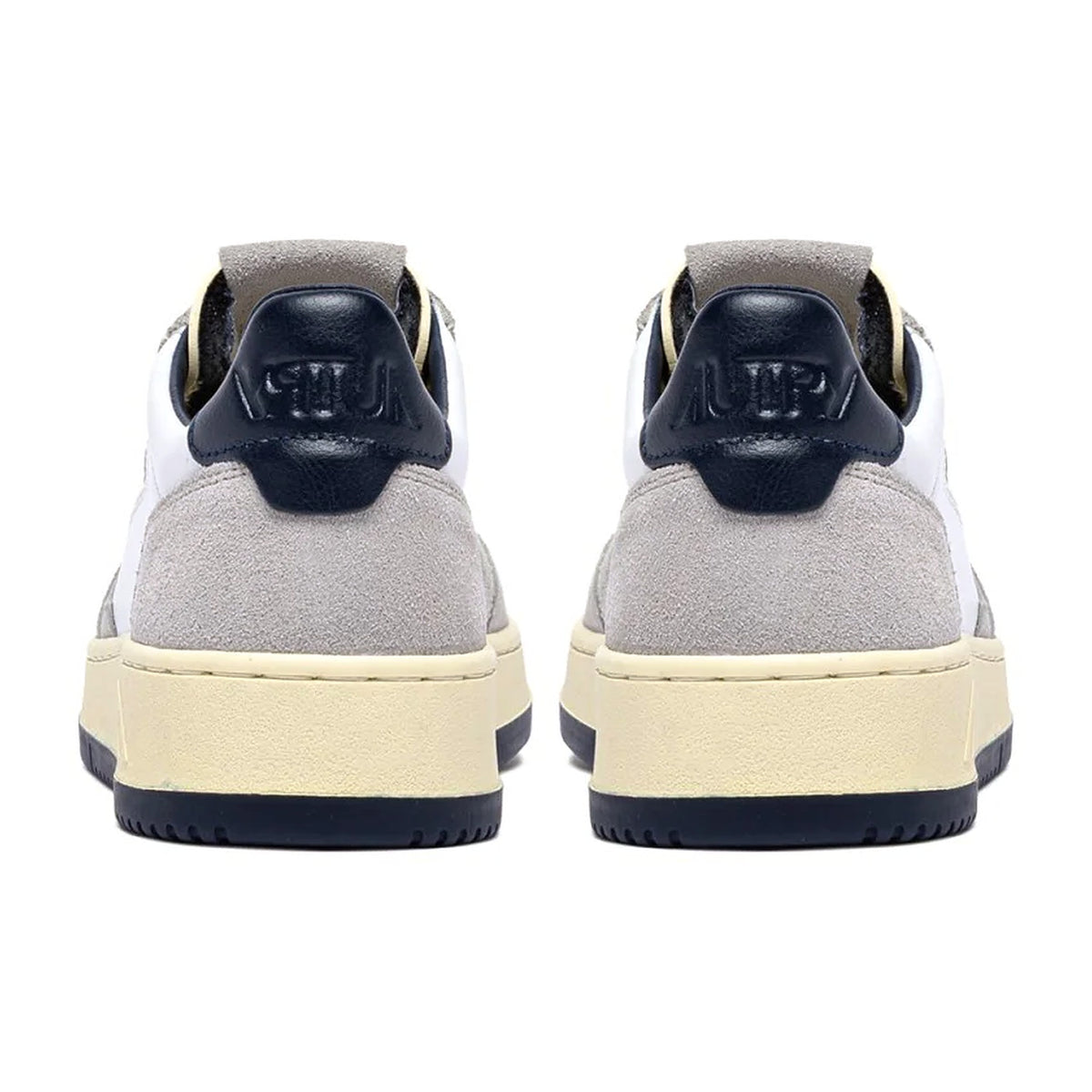 Sneakers Autry Medalist Low in suede e pelle vapor e space, vista 3