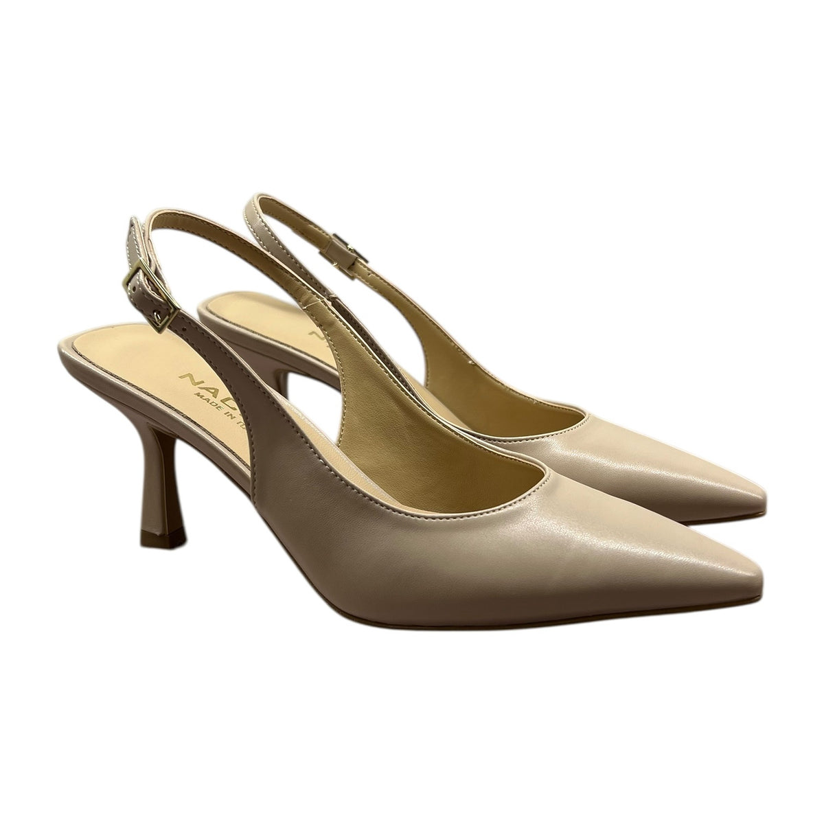 Décolleté Codic&20 Slingback Tacco 7cm Nappa Nude, vista 2