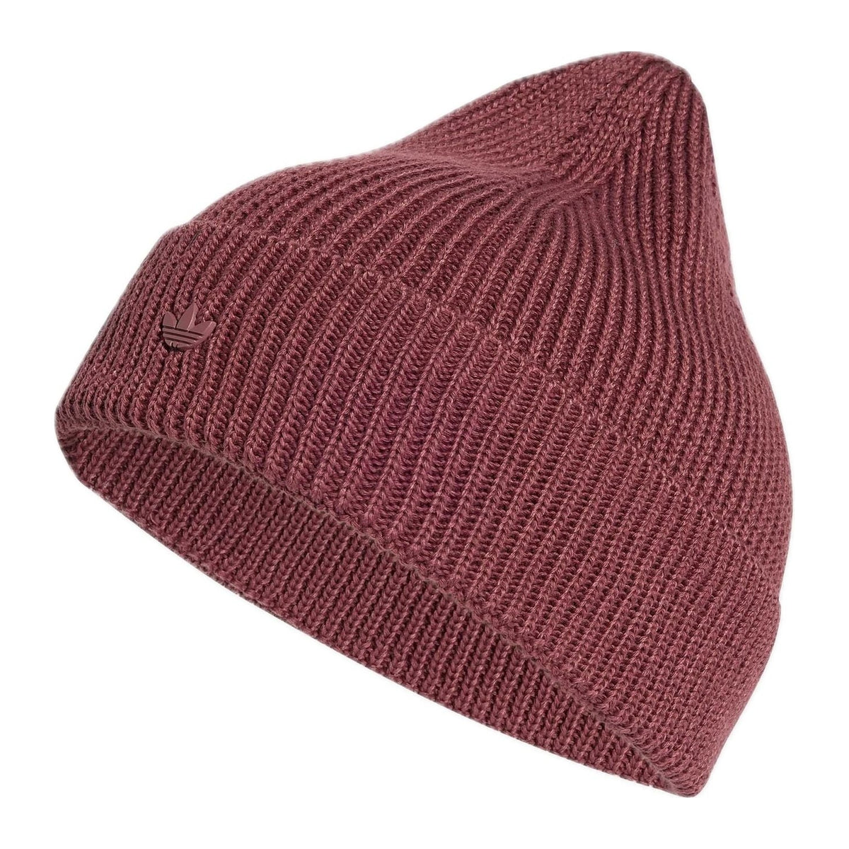 Everyday Icons Beanie With Metal Trefoil Adidas bordeaux