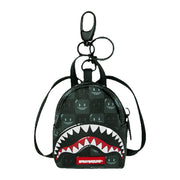 Portachiavi Sprayground Sharks IN Paris WTF Bubbly Black Check Keychain