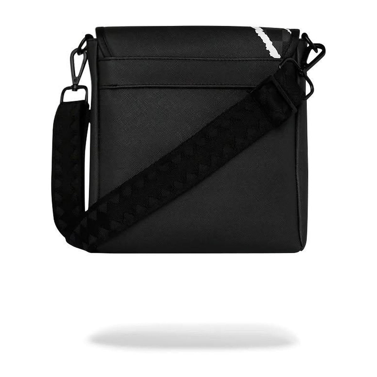 Marsupi Sprayground Center RIP Revealing Gray Check Messenger Sling, vista 3
