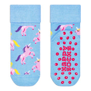 Kids Unicorn Anti-Slip Sock Happy Socks lilla