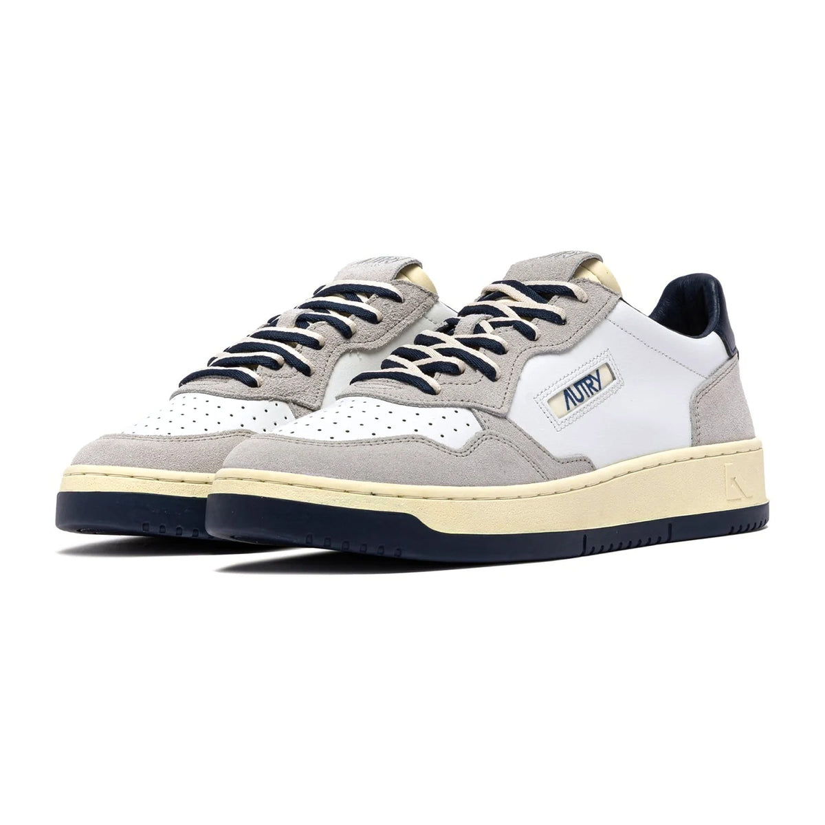 Sneakers Autry Medalist Low in suede e pelle vapor e space, vista 2
