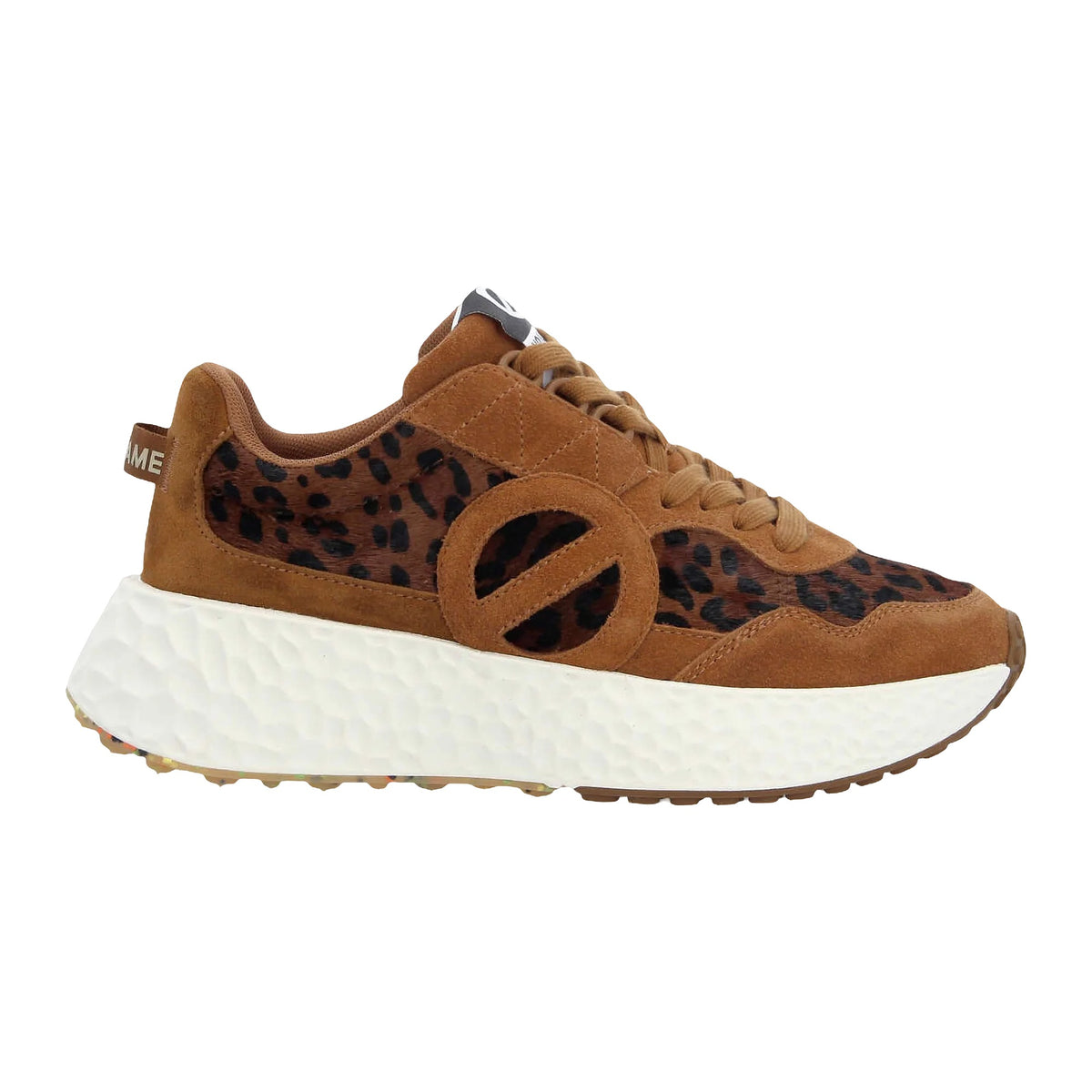 Sneakers No Name Carter Jogger pony leo/suede camel