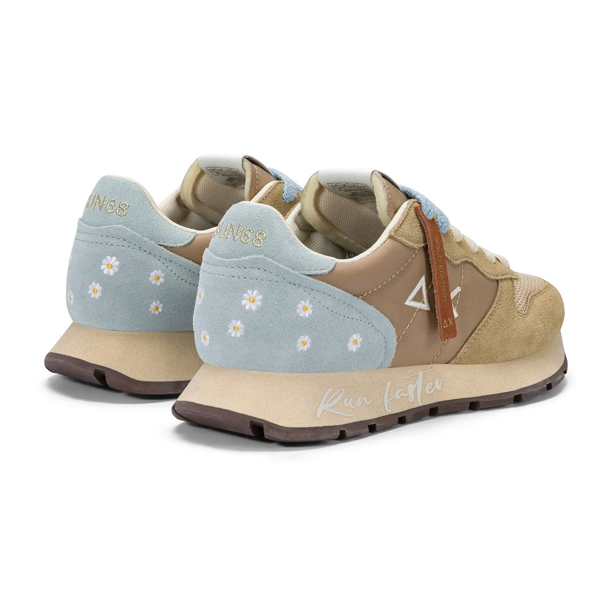 Sneakers Sun68 Ally Vintage Beige, vista 3