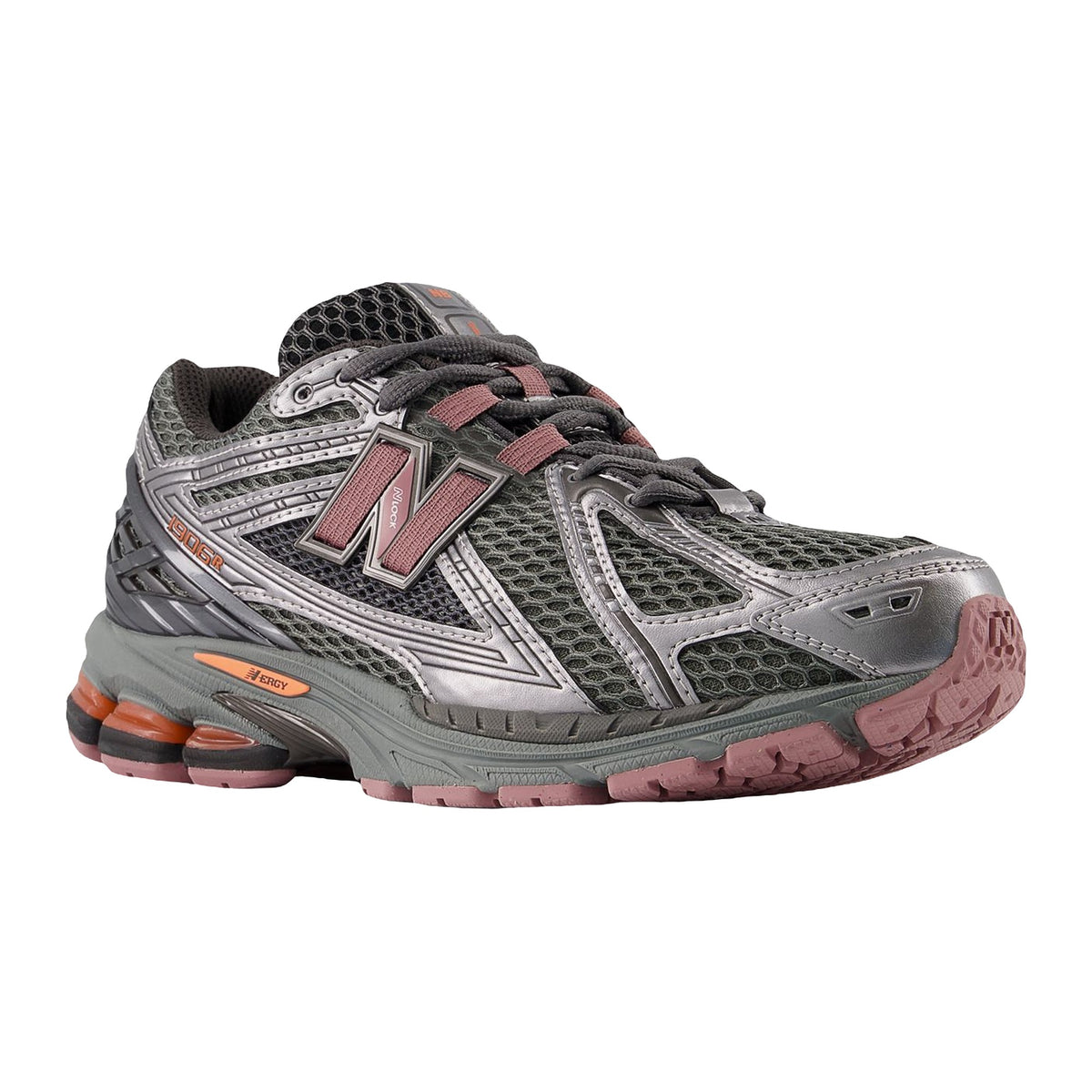 Sneakers New Balance 1906r Dark Silver Metallic/Rosewood, vista 2