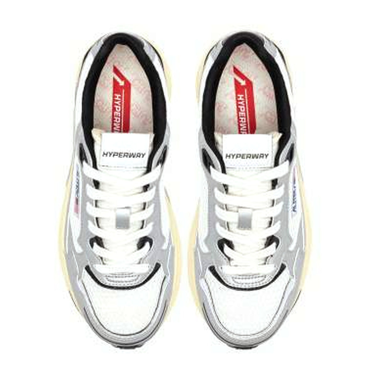 Sneakers Autry Hyperway Low Wom Mesh/Mir Silv/Spblu, vista 3