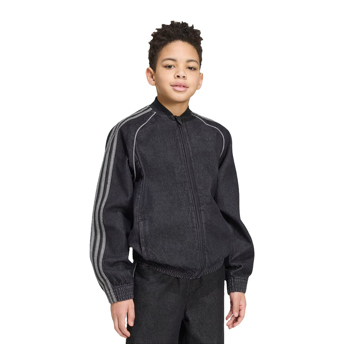 Giacche Adidas Track top SST Loose Denim, vista 2