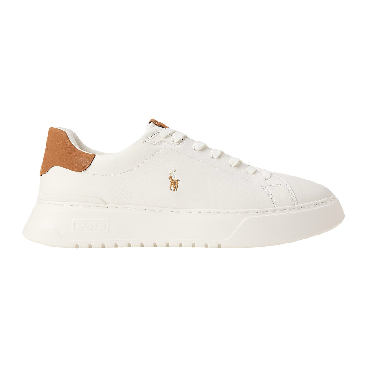 Sneakers Polo Ralph Lauren Rlite Court Low Top Lace Off White/Tan