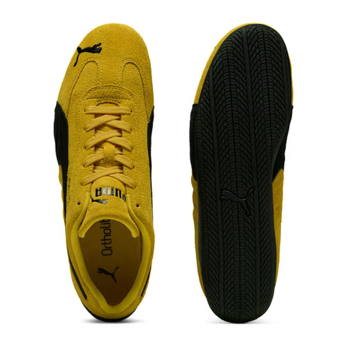 Sneakers Puma Speedcat OG Suede Giallo., vista 3