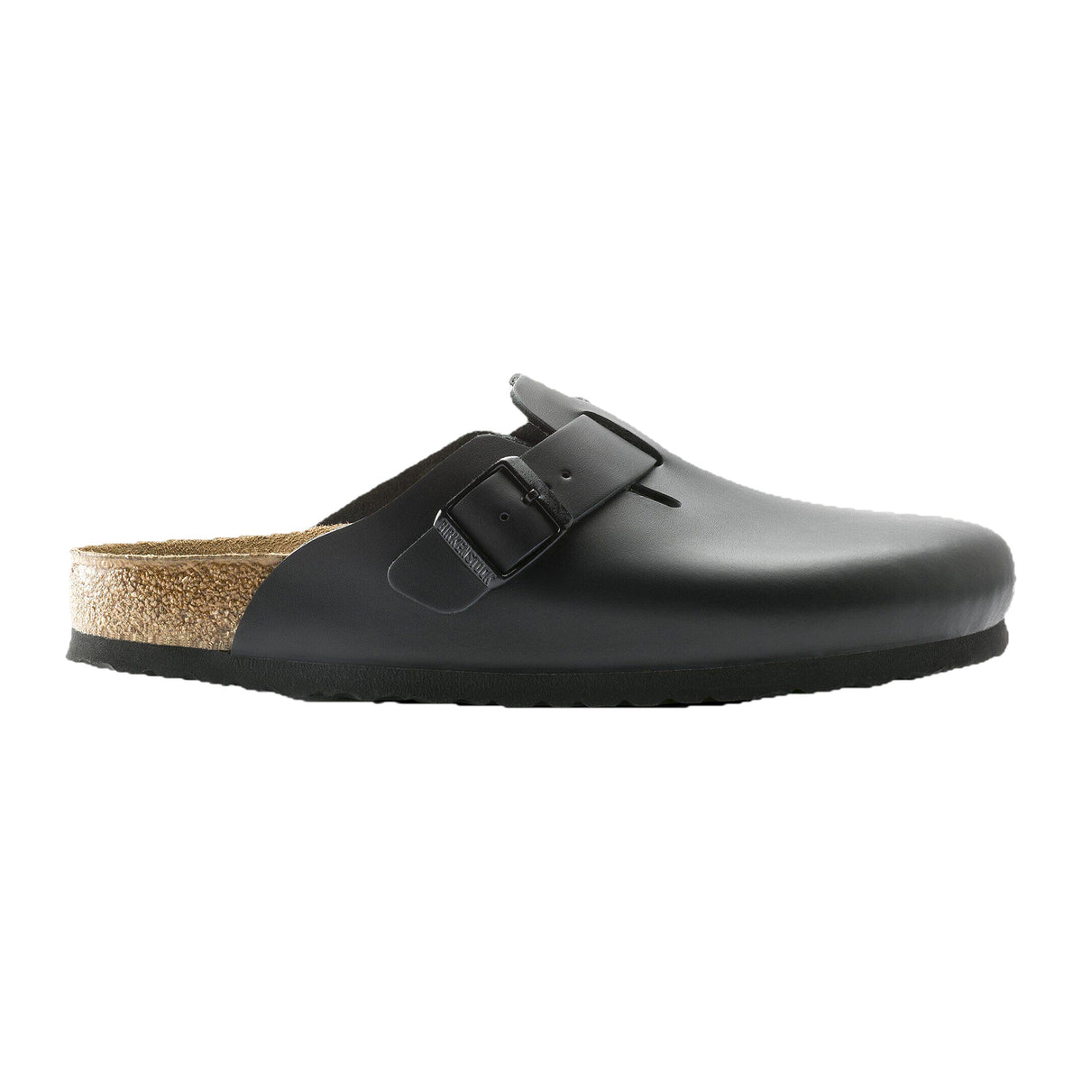 Sabot Birkenstock Boston Black, Natural Leather – foto 2