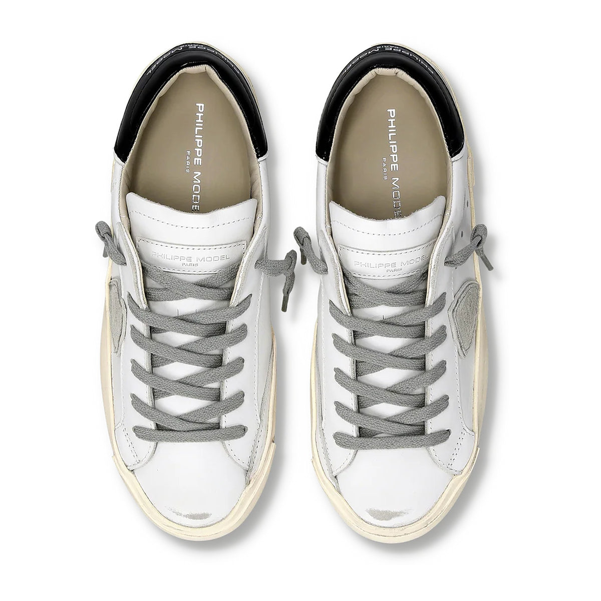 Sneakers Philippe Model Prsx, Bianco E Nero, vista 3