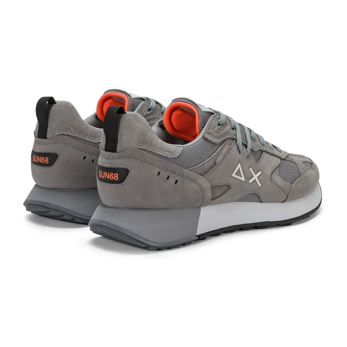 Sneakers Sun68 Jaki 2.0 Nubuck Grigio Medio, vista 3