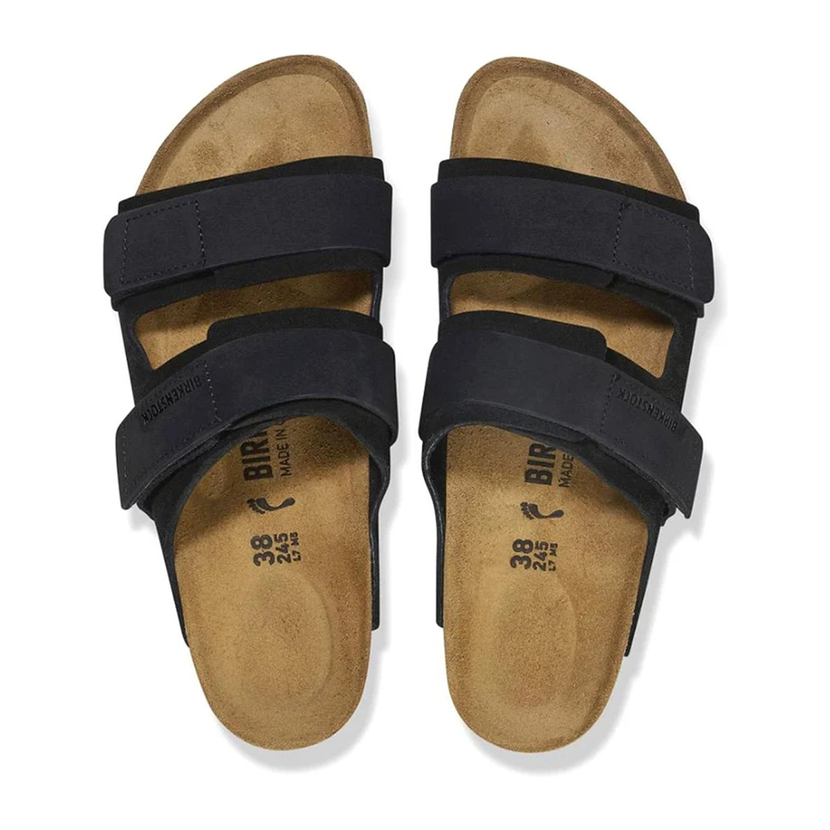 Ciabatte Birkenstock Uji Black, Suede Leather/Nubuck – foto 2