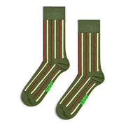 Vertical Stripe Sock Happy Socks verde