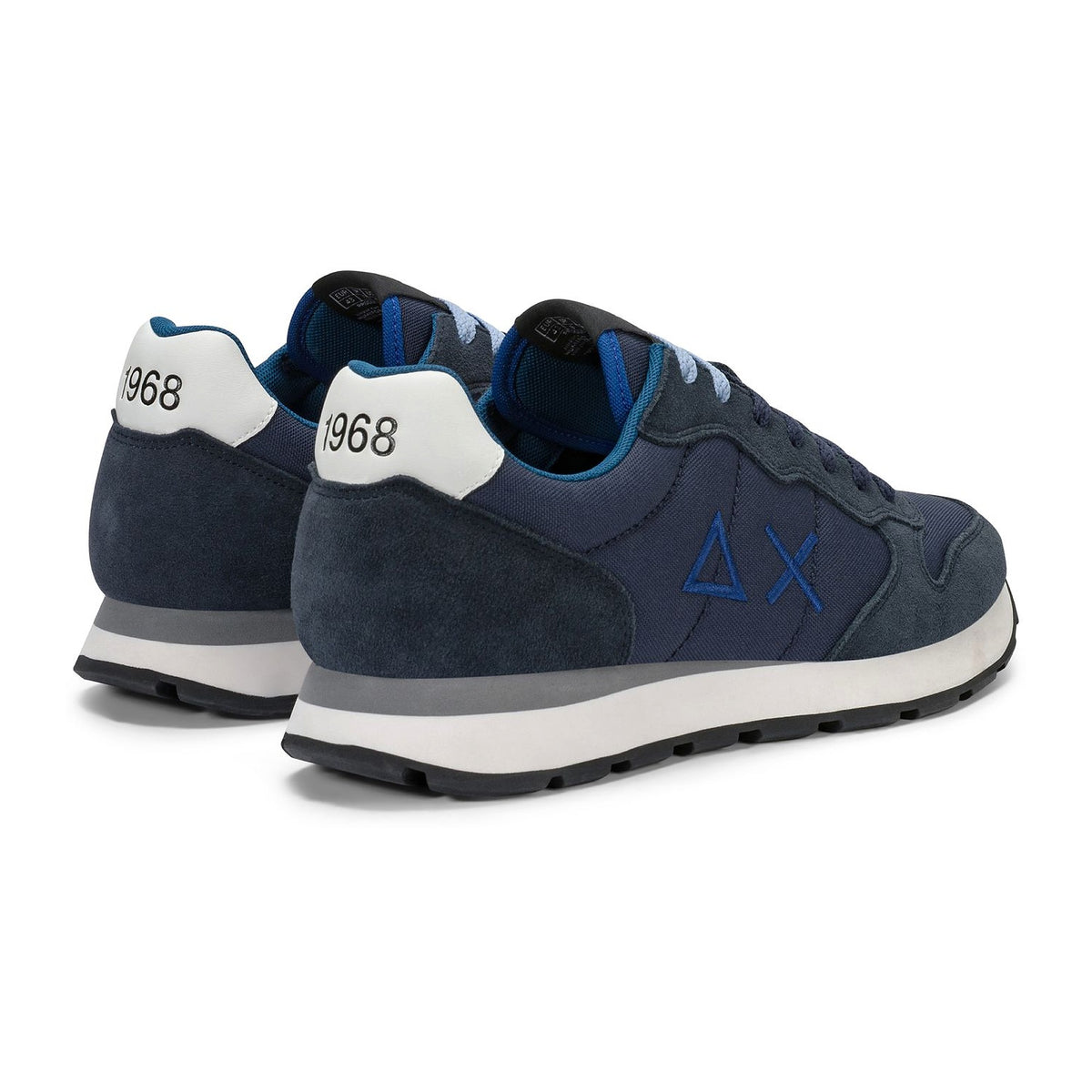 Sneakers Sun68 Tom Solid Navy Blue, vista 3