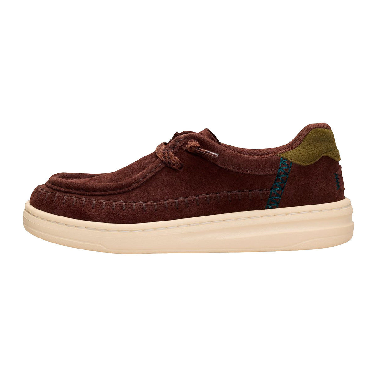 Sneakers Hey Dude Harper Moc Crafted Suede Shaved Chocolate