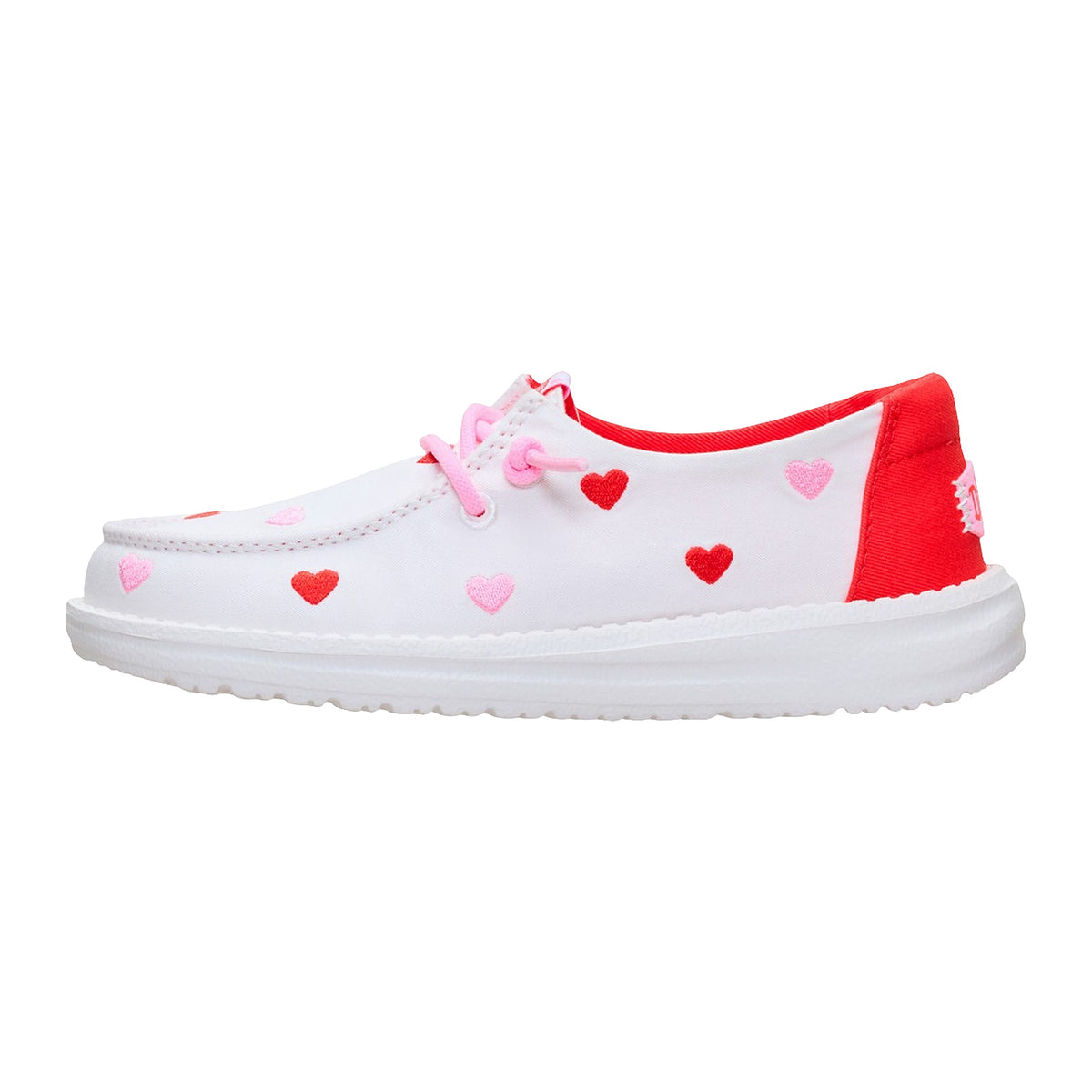 Ballerine e Mocassini Hey Dude Wendy Y Embroidered Hearts White/Multi