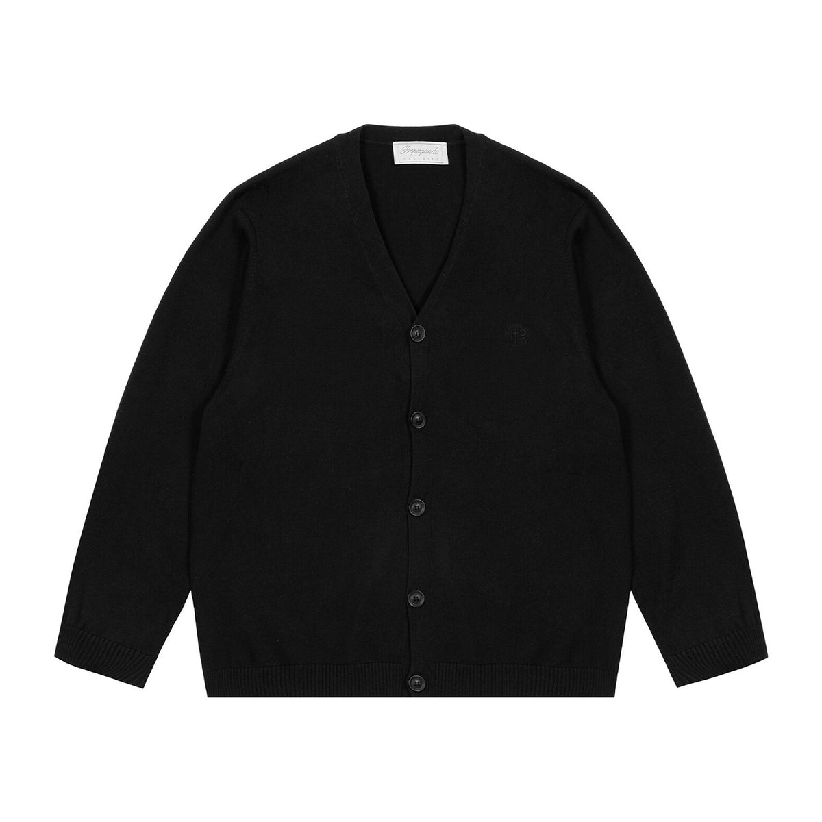 Cardigan Propaganda Ribs black – foto 2