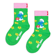 Kids the Smurfs Waving Smurf S Green Happy Socks verde