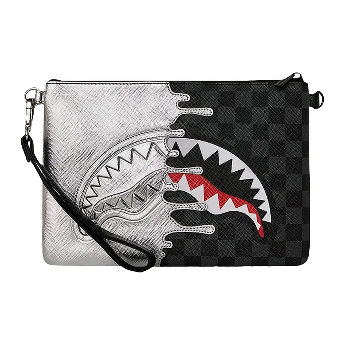 Pochette Sprayground Silver Side Drip Crossover U Clutch