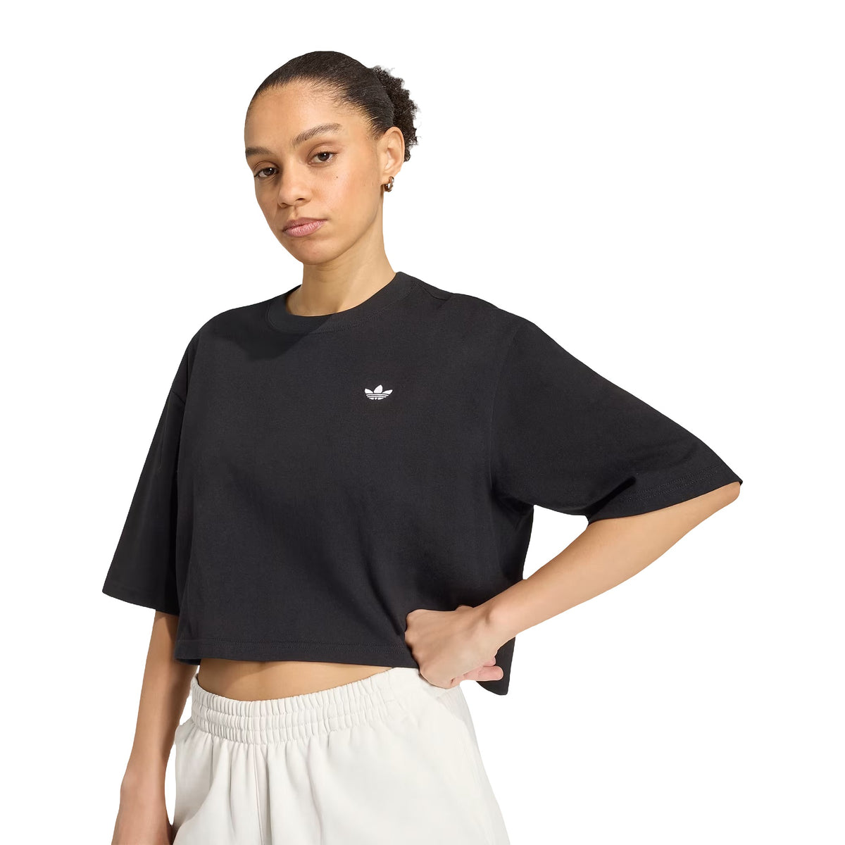 T-Shirt Adidas Essentials Crop Tee, vista 2