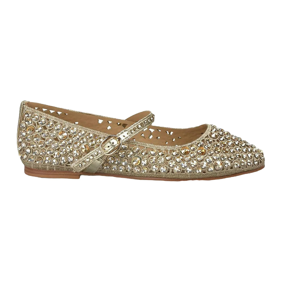 Ballerine e Mocassini Alma en Pena In Pelle E Strass Oro
