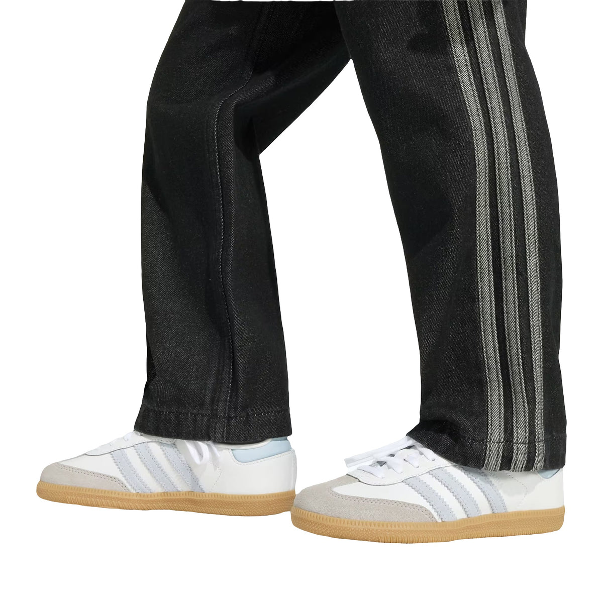 Pantaloni Adidas Firebird da allenamento in denim, vista 3