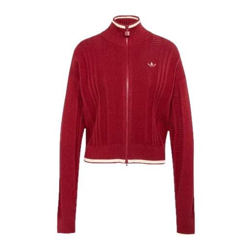TRACK TOP CABLE KNIT FIREBIRD