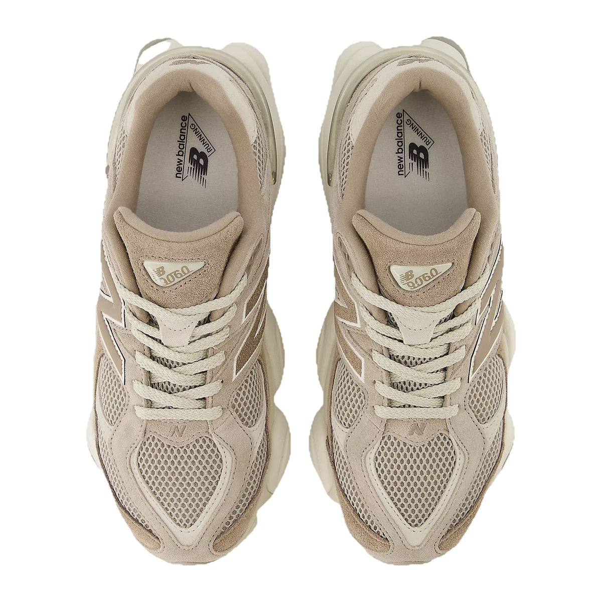 Sneakers New Balance 9060 Driftwood/Timberwolf, vista 3